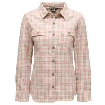 Košile dlouhý rukáv Black Diamond Project Twill LS Shirt Women Chalk-Mineral Red