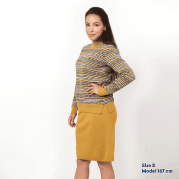 Svetr Kama Merino sweater 5044 pink