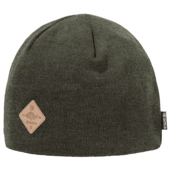 Čepice Kama LA01 - knitted hat dark green