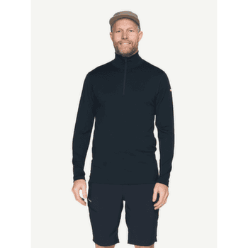 Triko dlouhý rukáv Devold Breeze Plus Merino 200 Zip Neck Men 284A INK