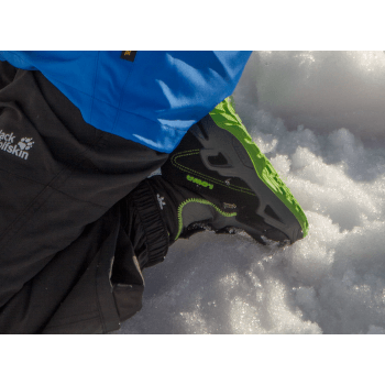 Boty Lowa Milo GTX HI Kids schwarz/türkis