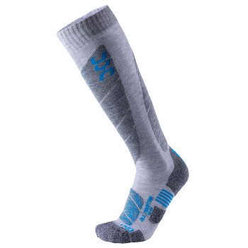 Podkolenky UYN Ski All Mountain Men Light Grey Melange/Azure
