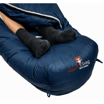 Spacák Grüezi bag Biopod DownWool Ice Night Blue