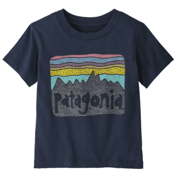 Triko krátký rukáv Patagonia Fitz Roy Skies T-Shirt Kids New Navy