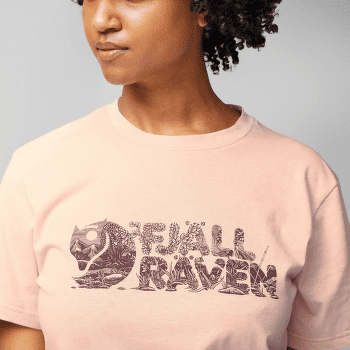 Triko krátký rukáv Fjällräven Lush Logo T-Shirt Women Soft Jade