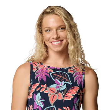Šaty Columbia Chill River Printed Dress Everblue, Botaniflage Tonal 430