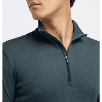 Triko dlouhý rukáv Aclima WarmWool Mock Neck Shirt Men Green Gables