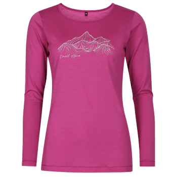 Triko dlouhý rukáv Direct Alpine Furry Long Lady 2.0 orchid (Silent hills)