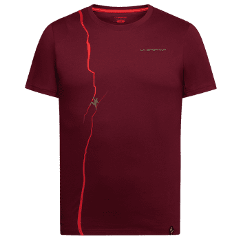 Triko krátký rukáv La Sportiva ROUTE T-SHIRT Men: Redwood/Mountain Red