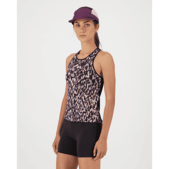 Tílko Mons Royale Bella Merino Tank Women Rock Leopard/Black