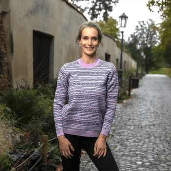Svetr Kama Merino sweater 5044 pink