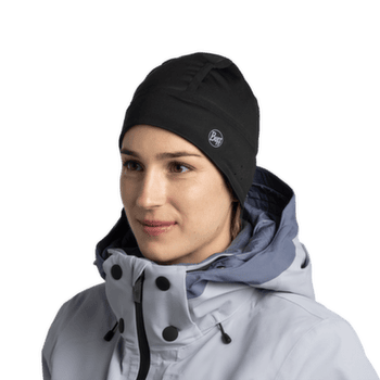 Čepice Buff WINDPROOF BEANIE SOLID BLACK