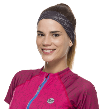 Čelenka Buff Coolnet+ UV Headband Slim BOOST GRAPHITE