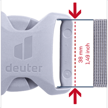 Přezka deuter Buckle 38S HI/TR/AL Black