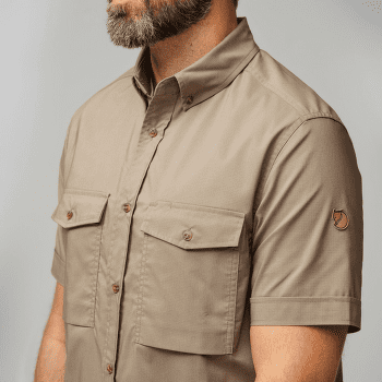 Košile krátký rukáv Fjällräven Övik Air Stretch SS Shirt Men Laurel Green