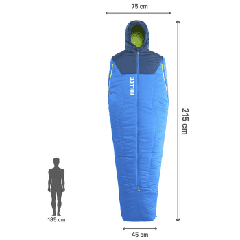 Spacák Millet BOSSONS -2° Long ICON BLUE
