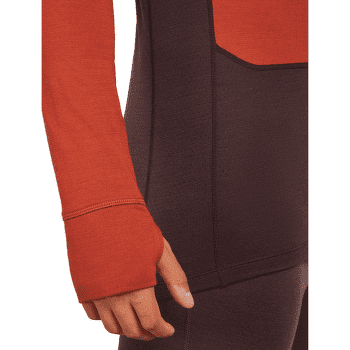 Triko dlouhý rukáv Icebreaker Merino 260 ZoneKnit™ LS Half Zip Men JAVA/AGATE/CB