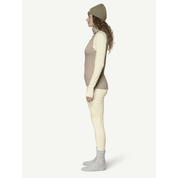 Pulover Devold Expedition Merino Silk Zip Women 000B  OFFWHITE/STONE
