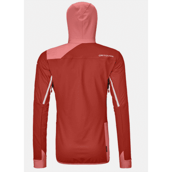 Bunda Ortovox SWISSWOOL COL BECCHEI HYBRID JACKET WOMEN 23501 sunset orange
