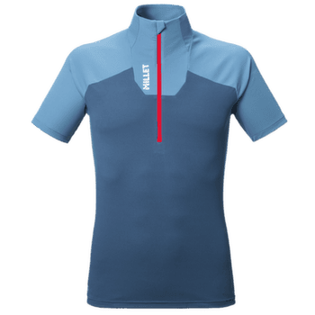 Triko krátký rukáv Millet KAMET TS ZIP SS Men CORONET BLUE/SAPHIR