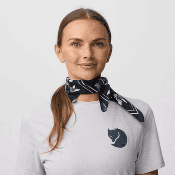 Čelenka Fjällräven FJÄLLBLOMSTER BANDANA Dark Navy