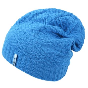 Čepice Kama Knitted Merino beanie B94 cyan 115