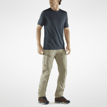 Kalhoty Fjällräven Abisko Midsummer Zip Off Trousers Men Dark Grey-Black