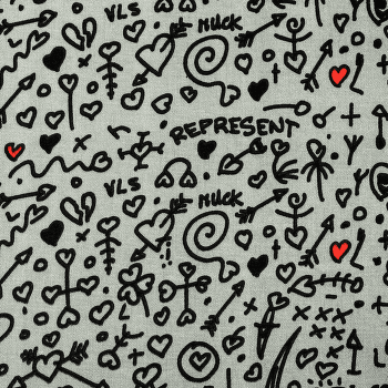 Trenky Represent EXCLUSIVE MIKE LOVE GRAFFITTI Černá