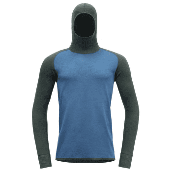 Triko dlouhý rukáv Devold Kvitegga Merino 230 Hoodie Men 427C WOODS/BLUE