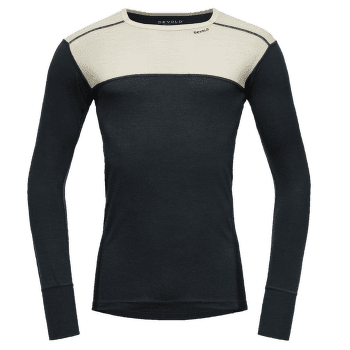 Triko dlouhý rukáv Devold Lauparen Merino 190 Shirt Men 010C RAW WHITE/INK/BLACK