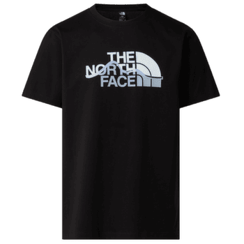 Triko krátký rukáv The North Face Mountain Line Regular Short Sleeve Tee - Graphic Men TNF BLACK