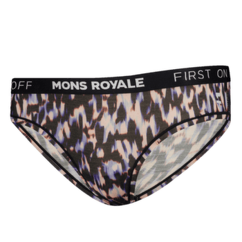 Kalhotky Mons Royale Folo Merino Briefs Rock Leopard