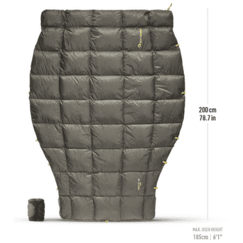Quilt Sea to Summit Ember Down Quilt 7°C Beluga Black