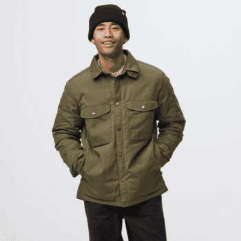 Bunda Fjällräven Övik Down Shirt Jacket Men Wood Brown