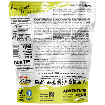 Strava Adventure Menu Lightweight Kuře Tikka Masala s rýží basmati