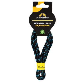 Tkaničky La Sportiva Mountain Aequilibrium Laces Black/Malibu Blue