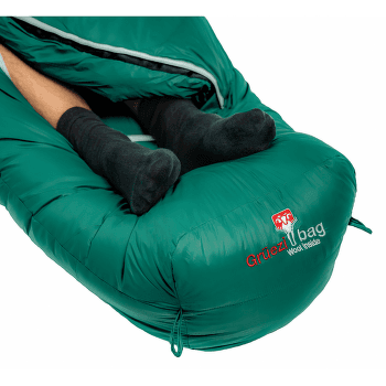 Spacák Grüezi bag Biopod DownWool Subzero Pine Green