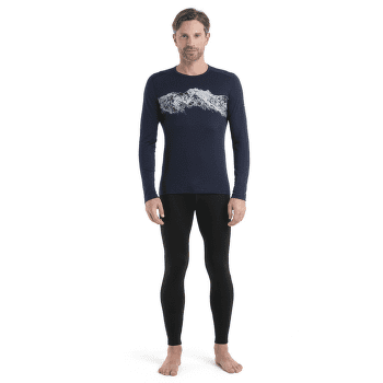 Triko dlouhý rukáv Icebreaker Merino 200 Oasis LS Crewe Men Midnight Navy