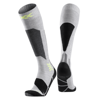 Podkolenky X-Bionic X-SOCKS® SKI DISCOVER OTC Rhino Grey/Canary