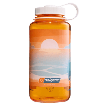 Láhev Nalgene Wide Mouth 1000 ml Clementine Landscape with Sunset