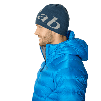 Čepice Rab Logo Beanie Tempest Blue/Light Zinc