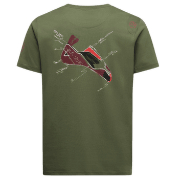 Triko krátký rukáv La Sportiva MANTRA T-SHIRT Men Cypress/Mountain Red