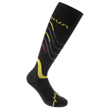 Podkolenky La Sportiva SKIALP SOCKS Black/Yellow