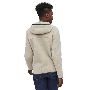 Mikina Patagonia Retro Pile Hoody Women Natural w/Ellwood Green