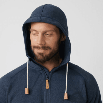 Mikina Fjällräven Ovik Fleece Hoodie Men Dark Grey 030