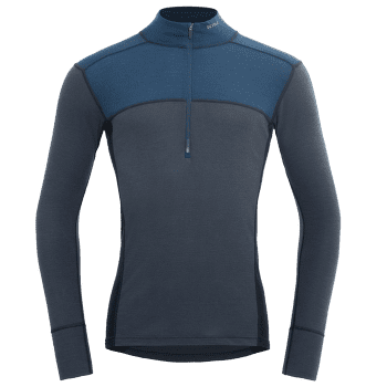 Triko dlouhý rukáv Devold Lauparen Merino 190 Zip Neck Men 422A FLOOD/NIGHT/INK