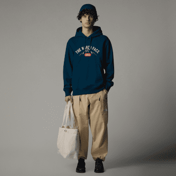Mikina The North Face HOODIE VARSITY GRAPHIC Men MIDNIGHT PETROL