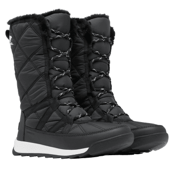Boty Sorel Whitney™ II Plus Tall Lace WP Black, Sea Salt 010