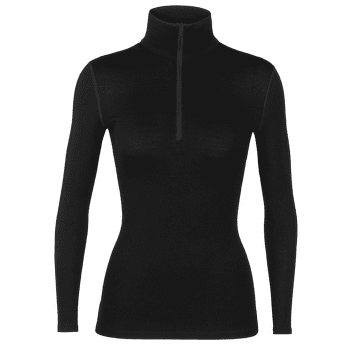 Triko dlouhý rukáv Icebreaker Merino 260 Tech LS Half Zip Women Black