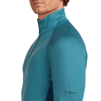 Triko dlouhý rukáv Icebreaker Merino 200 ZoneKnit™ LS Half Zip Men ATLANTIS/TOPAZ/CB